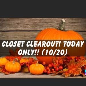 Closet clearout day!